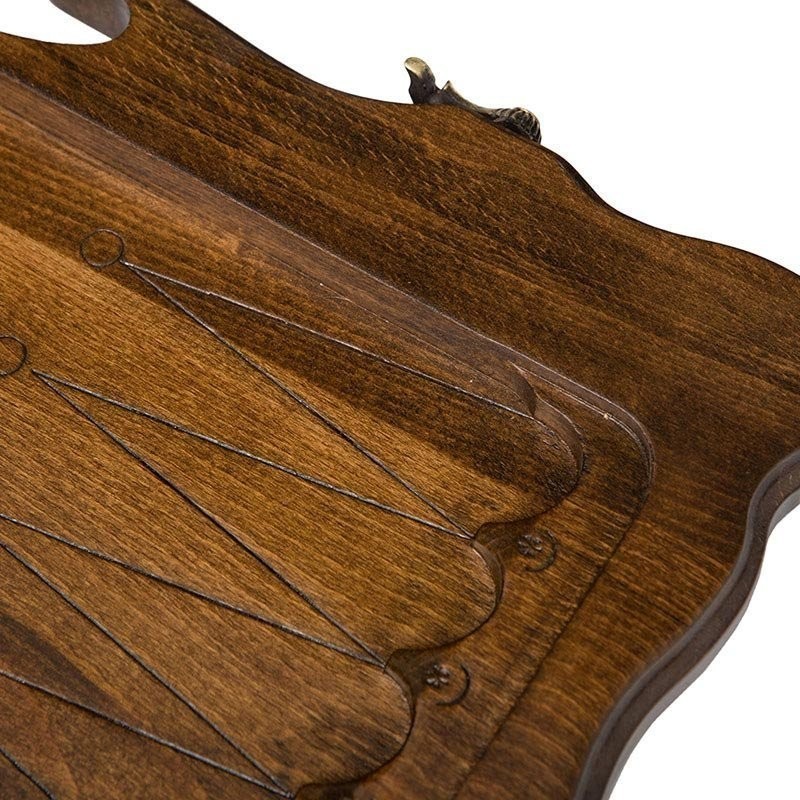 Нарды резные "Олень" с ручкой 60, Haleyan (28815)