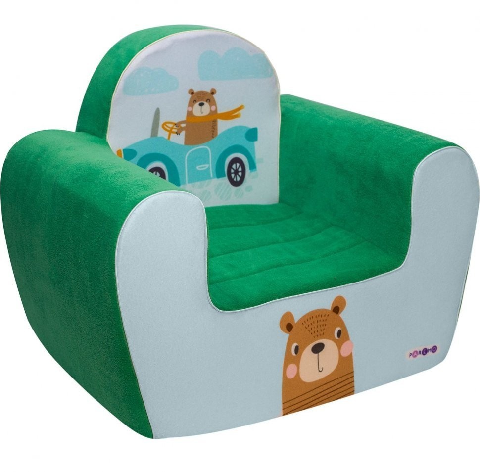 Бескаркасное (мягкое) детское кресло серии "Экшен", Путешественник, цвет Неон, Стиль 3 (PCR320-63)