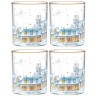 Набор стаканов из 4-х шт. "снежная королева" 320 мл Agness (887-447)