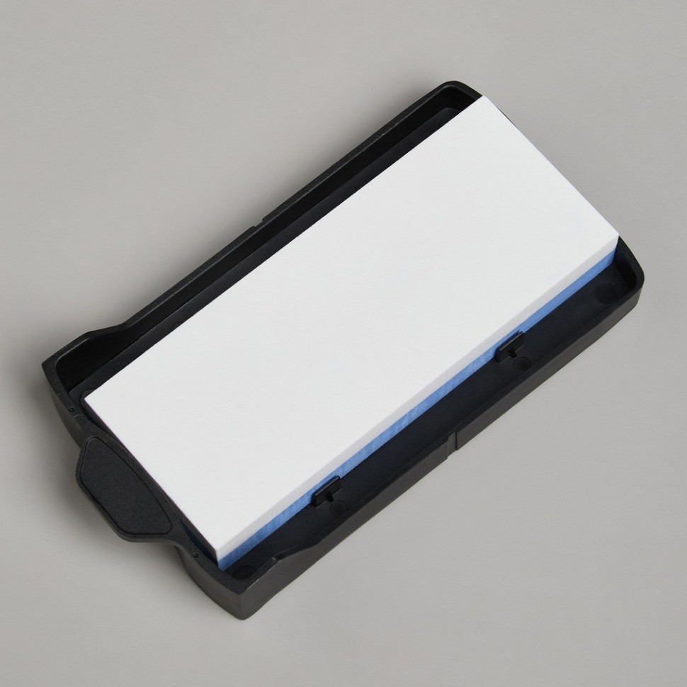 Подставка для ножей agness с точильным камнем 13,6*14,6*23 см (907-323)