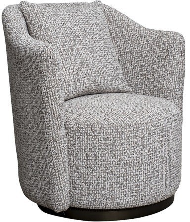 Кресло Verona вращающееся, шенилл серый Seppia-SER/бронза 70*77*80см (TT-00016268)