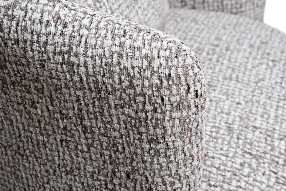 Кресло Verona вращающееся, шенилл серый Seppia-SER/бронза 70*77*80см (TT-00016268)