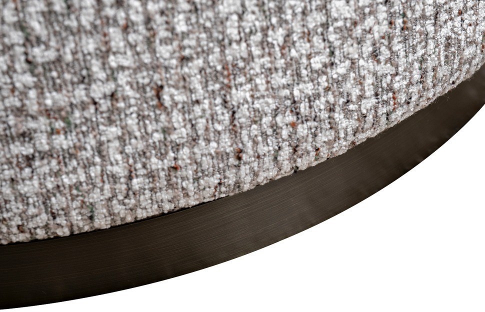 Кресло Verona вращающееся, шенилл серый Seppia-SER/бронза 70*77*80см (TT-00016268)