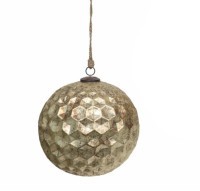 Новогодняя игрушка BL-007B, 26, стекло, Rustic gold, ROOMERS FURNITURE