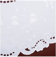 Декоративная салфетка диаметр 85 см, 100% полиэстер SANTALINO (836-234)