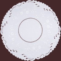 Декоративная салфетка диаметр 85 см, 100% полиэстер SANTALINO (836-234)