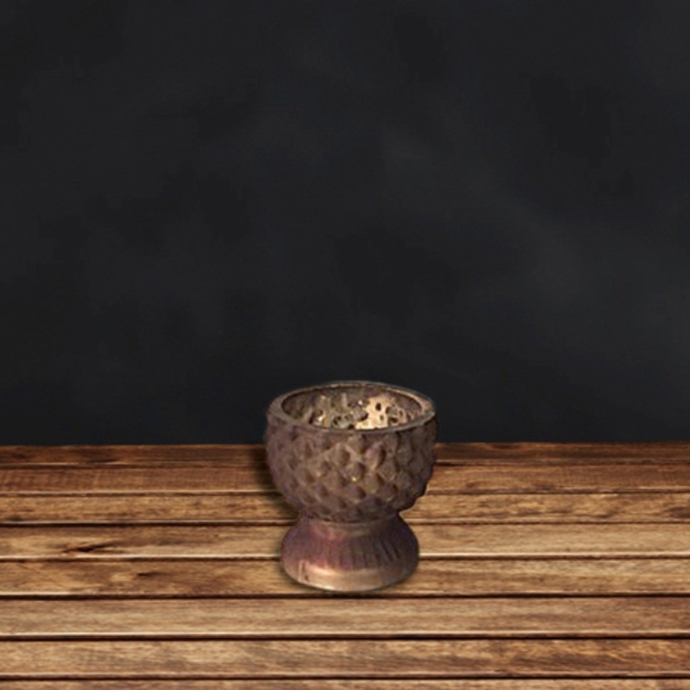 Подсвечник MAK354, 7, стекло, Antique grey, RESTORATION HARDWARE