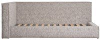 Кровать детская угловая Runa-80 с мех шенилл серая Seppia Ser 114*215*80см (TT-00016135)