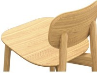 Стул полубарный saga, ясень (76418)