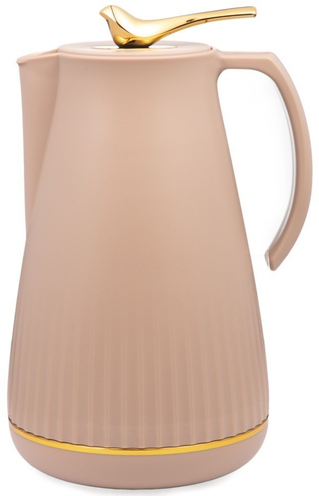 Термос со стеклянной колбой, 950 мл, крышка с клапаном Agness (734-201)