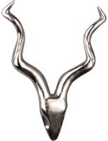 Голова антилопы 4076, металл, chrom, ROOMERS FURNITURE