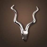 Голова антилопы 4076, металл, chrom, ROOMERS FURNITURE