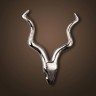 Голова антилопы 4076, металл, chrom, ROOMERS FURNITURE