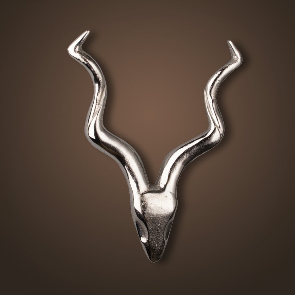 Голова антилопы 4076, металл, chrom, ROOMERS FURNITURE