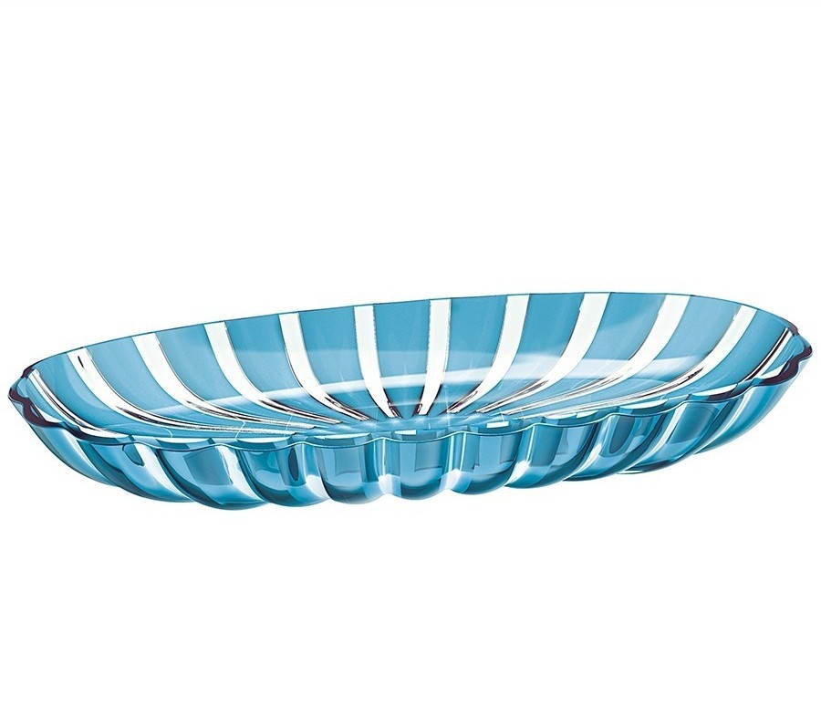 Поднос сервировочный dolcevita, 38х19 см, бирюзовый (75579)