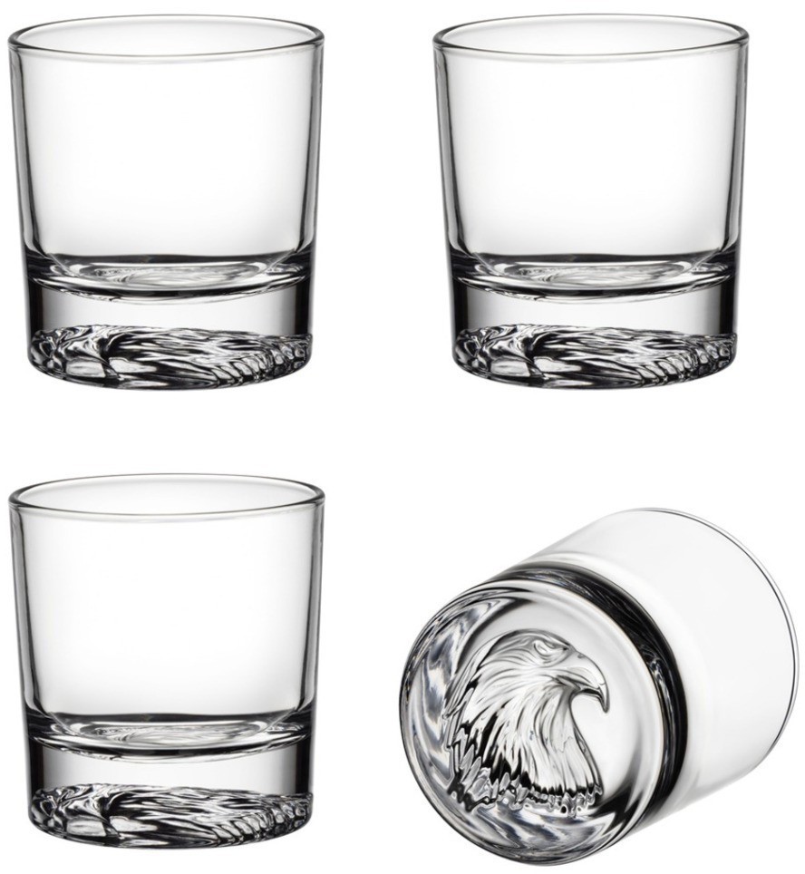 Набор стаканов для виски "eagle", 4 шт/310 мл Lefard (687-019)