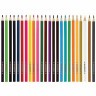Карандаши цветные трехгранные супермягкие Экзотика 24 цвета 181649 (3) (86110)