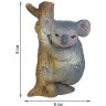 Набор фигурок животных серии "Мир диких животных": 2 коалы, сурикат, ящерица, змея (набор из 6 предметов) (MM211-217)