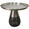 Столик кофейный dahl, D60х52 см, матовый хром/серый (74249)