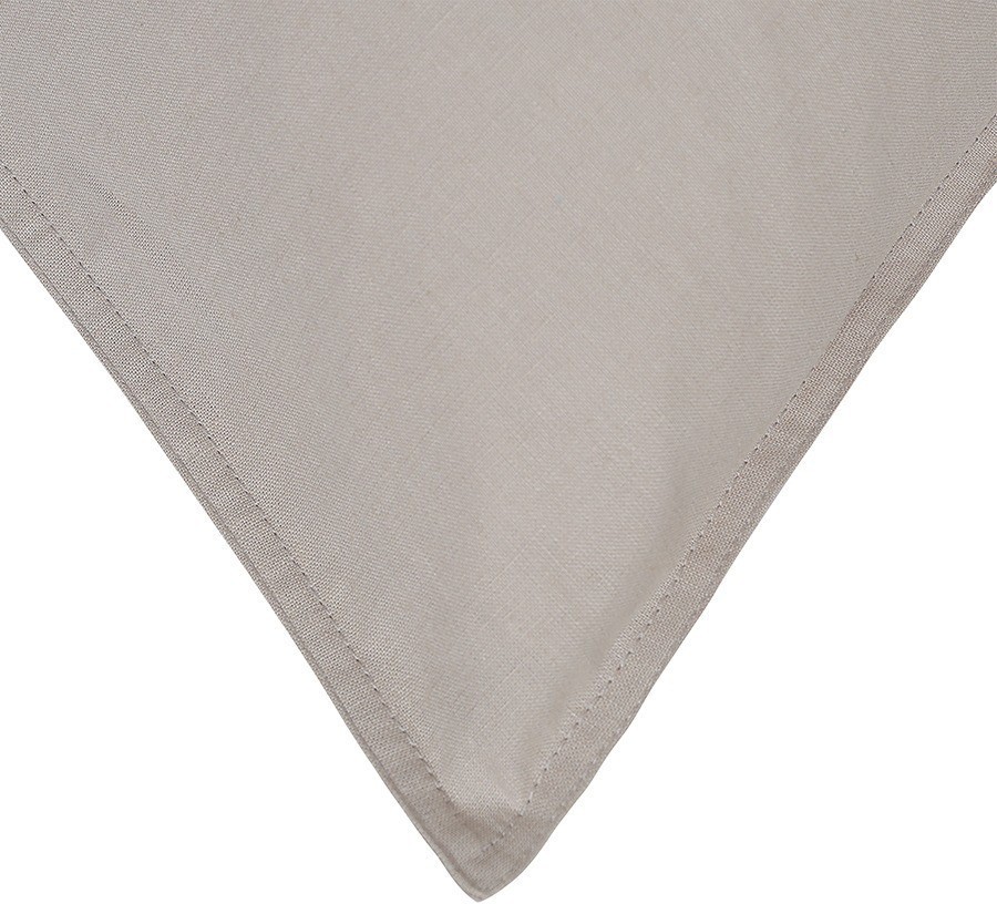 Набор наволочек изо льна и хлопка серо-бежевого цвета из коллекции essential, 50х70 см (77144)