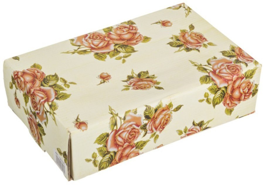 Мармит с крышкой 25*15*10 см "корейская роза" Hebei Grinding (126-621)