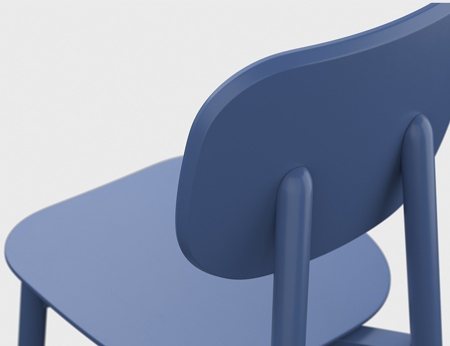 Стул saga, синий (76411)