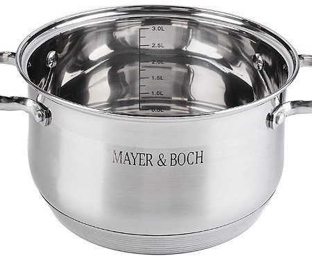 Кастрюля с крышкой 3,9 л MAYER BOCH (30948)