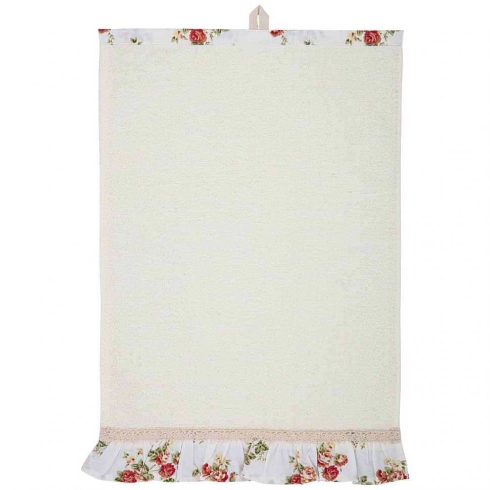 Полотенце махровое "шибби шик" 30х50см ,шампань, 100%хлопок SANTALINO (850-460-33)