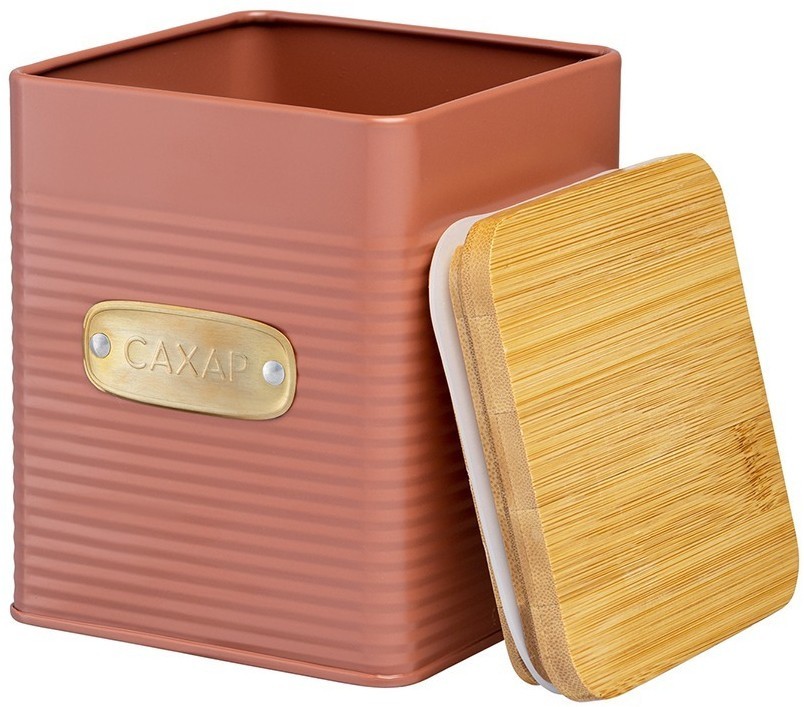 Банка для хранения сахара irmel, 1,7 л, терракота (78686)