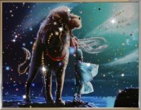 Картина Лев Кагая с кристаллами Swarovski (1144)