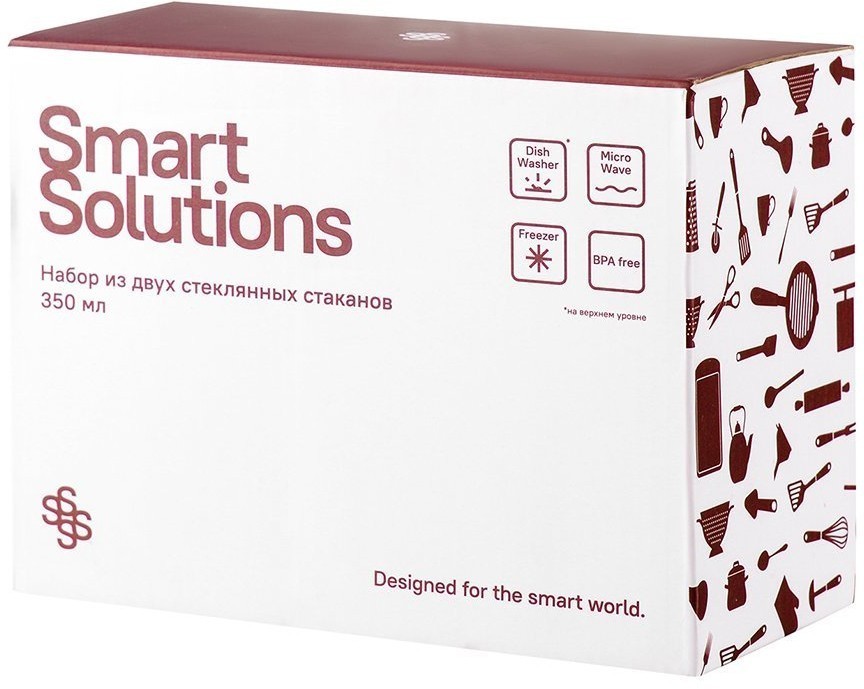 Набор из двух стеклянных стаканов, 350 мл (74353)