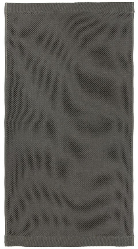 Полотенце для рук вафельное темно-серого цвета из коллекции essential, 50х90 см (75414)