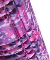 Ролик массажный FA-508, 33x14 cм, розовый камуфляж/черный (740993)