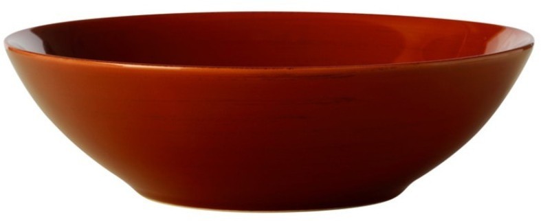 Тарелка суповая Портофино, терракота, 20 см, 0,8 л - CD603-EY0140 Casa Domani