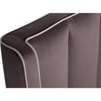 Кровать Odry c подъем.мех. велюр лилово-серый Vel19 206*220*120 (TT-00006002)