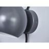Лампа настенная ball, D12 см, темно-серая матовая (70055)