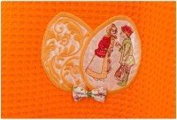 Набор &quot;пасхальные традиции&quot;, полотенце 40х60, 1шт,оранж, вышивка, 100%хлопок SANTALINO (850-841-84)