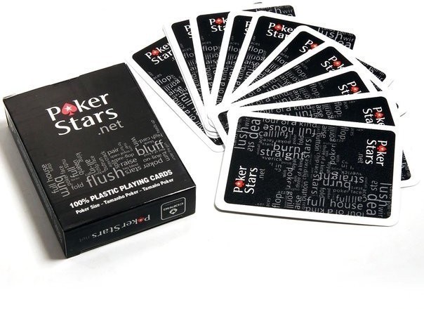 Карты «Poker Stars» Copag 100% пластик, черные (47159)