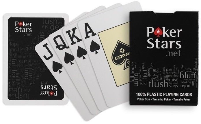 Карты «Poker Stars» Copag 100% пластик, черные (47159)