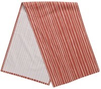 Дорожка на стол из хлопка терракотового цвета с принтом Полоски из коллекции prairie, 45х150 см (69719)