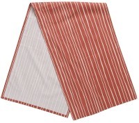 Дорожка на стол из хлопка терракотового цвета с принтом Полоски из коллекции prairie, 45х150 см (69719)