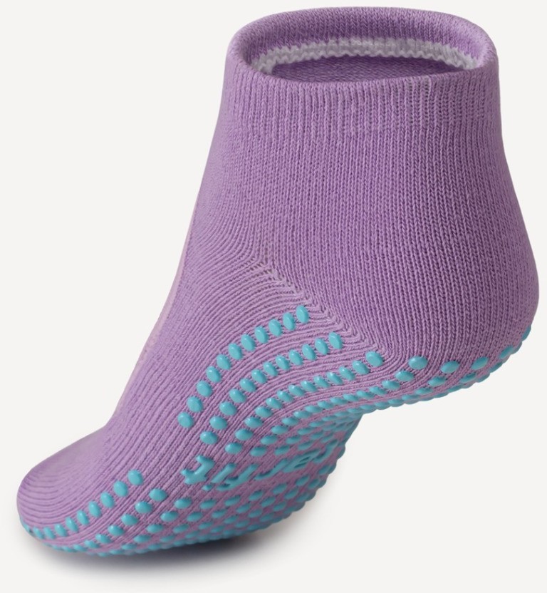 Носки для йоги SW-220, фиолетовый пастель, 1 пара (1555778)