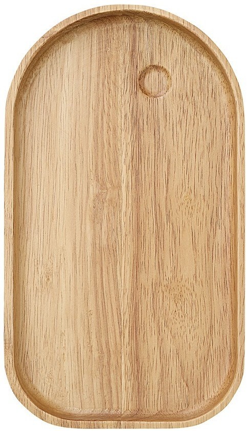 Набор из 5-ти сервировочных тарелок на деревянном подносе sorrento (78440)