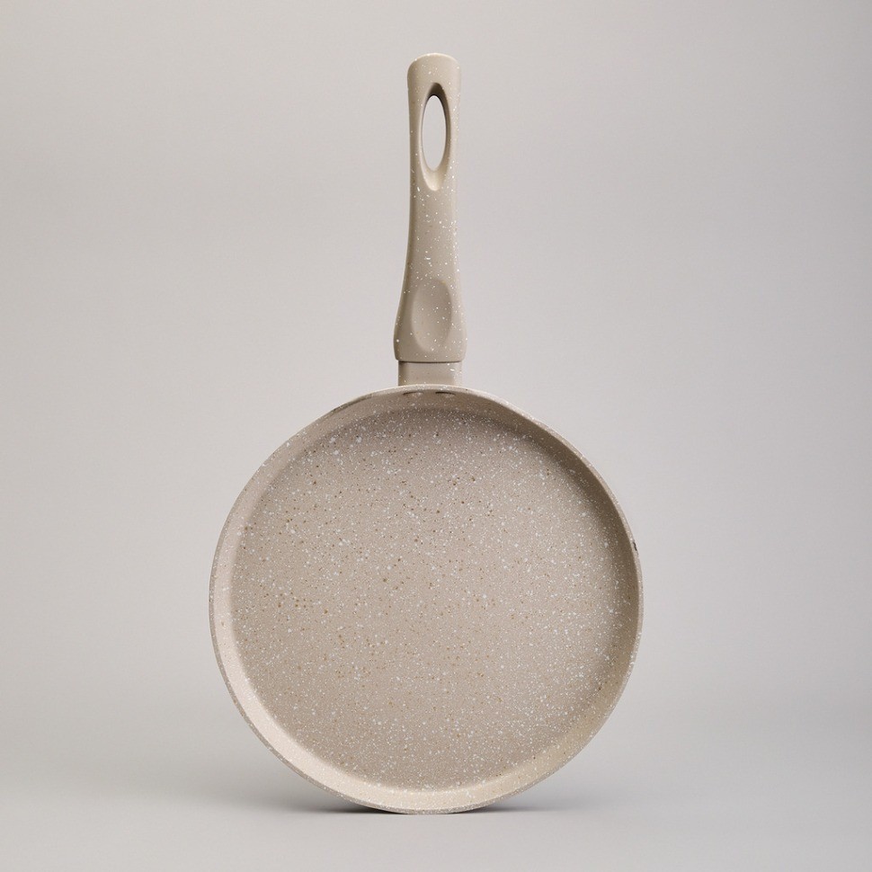 Сковорода блинная agness с антипригарным покрытием "latte", 24х2см, индукционное дно (932-519)