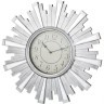 Часы настенные кварцевые "swiss home" цвет:серебро 50*50*4 см. диаметр циферблата=20 см. Lefard (220-193)