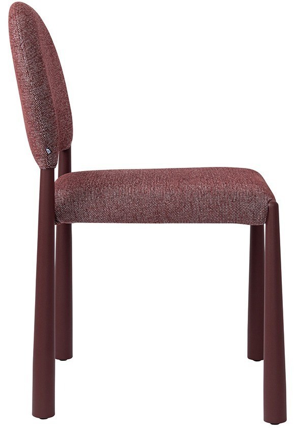 Стул freddi, рогожка, глинтвейн (78610)