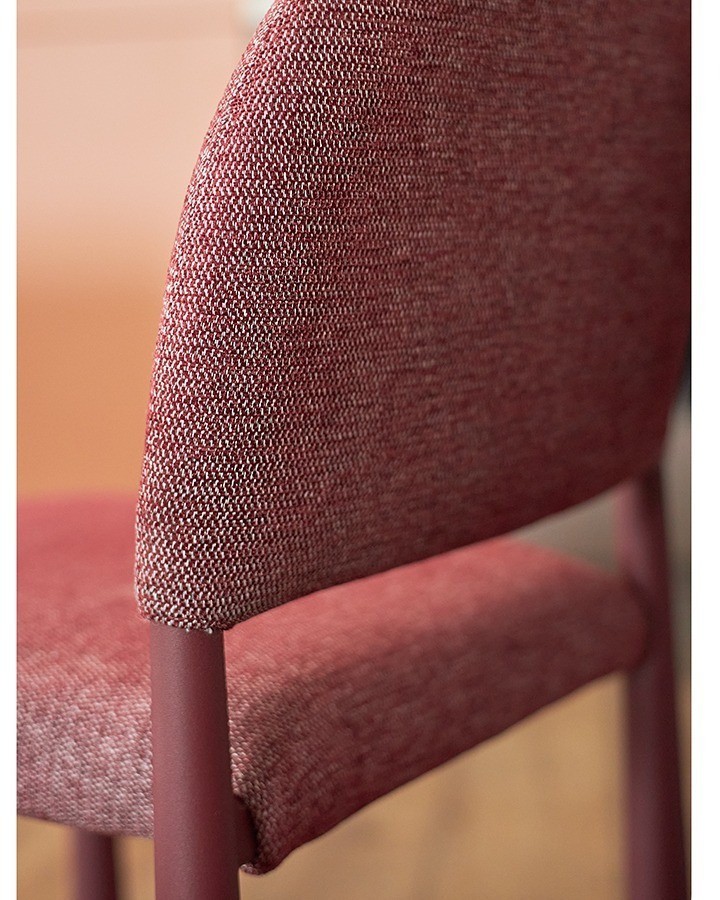 Стул freddi, рогожка, глинтвейн (78610)