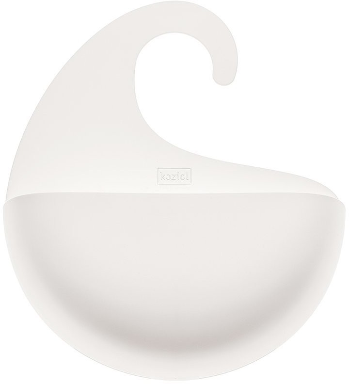 Органайзер для ванной surf, organic, 25,3х21,6х6,5 см, молочный (73194)