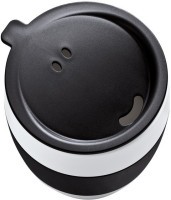 Кружка  с крышкой AROMA TO GO Koziol, черный - D-004.050500.006
