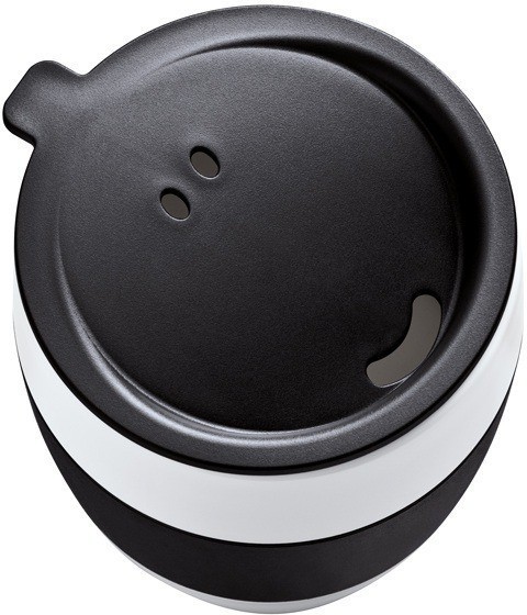 Кружка  с крышкой AROMA TO GO Koziol, черный - D-004.050500.006